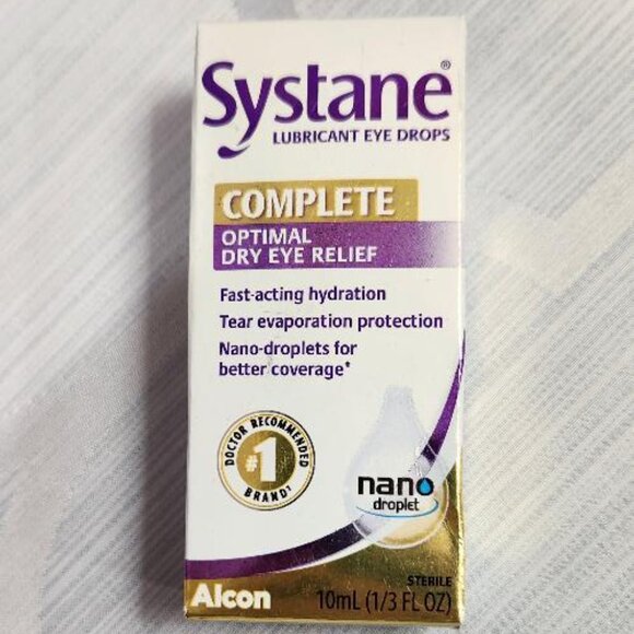 Systane Lubricant Eye Drops Complete Optimal Dry Eye Relief - Picture 1 of 6